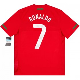 Maillot Foot Portugal Ronaldo 7 2010 Retro Domicile