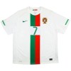 Maillot Foot Portugal Ronaldo 7 2010 Retro Exterieur