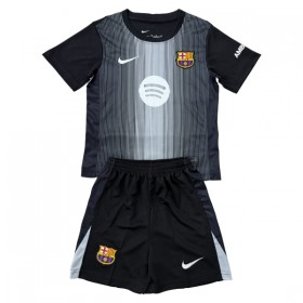 Tenue Enfant FC Barcelone Gardien Noire 2025-26 (+ Short)