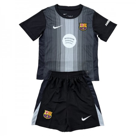 Tenue Enfant FC Barcelone Gardien Noire 2025-26 (+ Short) Tenue Enfant FC Barcelone Gardien Noire 2025-26 (+ Short)