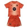 Tenue Enfant FC Barcelone Gardien Orange 2025-26 (+ Short)