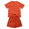 Tenue Enfant FC Barcelone Gardien Orange 2025-26 (+ Short)