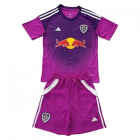 Tenue Enfant Leeds United Gardien Violet 2025-26 (+ Short)