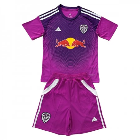 Tenue Enfant Leeds United Gardien Violet 2025-26 (+ Short)