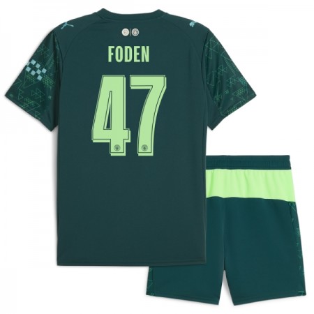 Tenue Enfant Manchester City Foden 47 EA Sport Quatrième 2025-26 (+ Short)