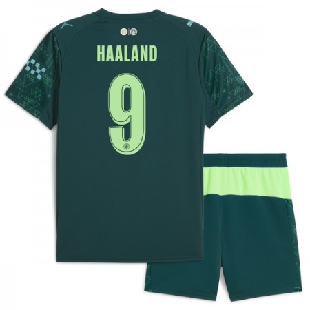 Tenue Enfant Manchester City Haaland 9 EA Sport Quatrième 2025-26 (+ Short)