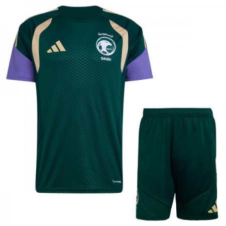 Enfant Arabie saoudite Coupe du Monde 2026 Maillot d'Entraînement Verte (+ Short) Enfant Arabie saoudite Coupe du Monde 2026 Maillot d'Entraînement Verte (+ Short)