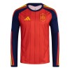 Maillot Foot Espagne Domicile Coupe du Monde 2026 ML Maillot Foot Espagne Domicile Coupe du Monde 2026 ML