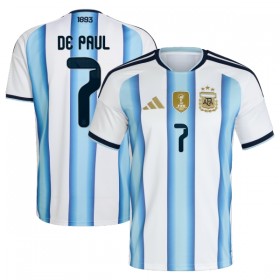 Maillot Foot Argentine De Paul 7 Domicile Coupe du Monde 2026