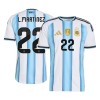 Maillot Foot Argentine Lautaro Martinez 22 Domicile Coupe du Monde 2026 Maillot Foot Argentine Lautaro Martinez 22 Domicile Coupe du Monde 2026