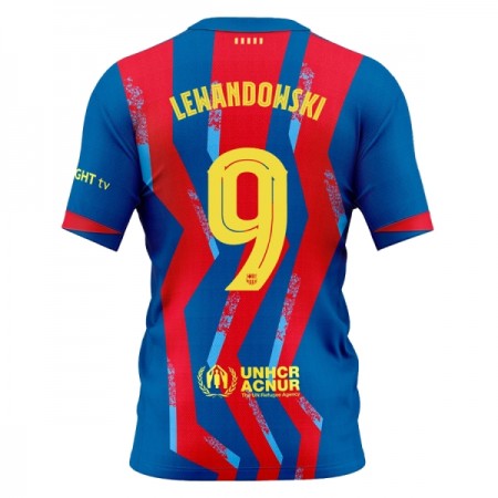 Maillot Foot FC Barcelone Lewandowski 9 Quatrième 2025-26 Maillot Foot FC Barcelone Lewandowski 9 Quatrième 2025-26