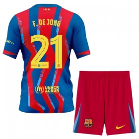 Tenue Enfant FC Barcelone Frenkie de Jong 21 Quatrième 2025-26 (+ Short)