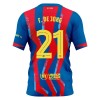 Tenue Enfant FC Barcelone Frenkie de Jong 21 Quatrième 2025-26 (+ Short)