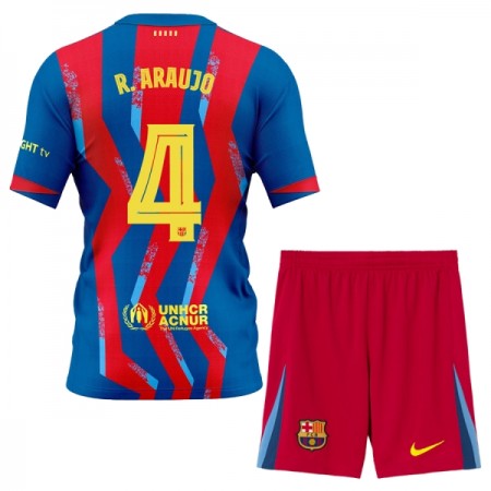 Tenue Enfant FC Barcelone R. Araujo 4 Quatrième 2025-26 (+ Short) Tenue Enfant FC Barcelone R. Araujo 4 Quatrième 2025-26 (+ Short)
