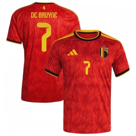 Maillot Foot Belgique De Bruyne 7 Domicile Coupe du Monde 2026