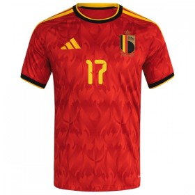 Maillot Foot Belgique De Ketelaere 17 Domicile Coupe du Monde 2026