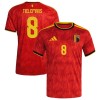 Maillot Foot Belgique Tielemans 8 Domicile Coupe du Monde 2026 Maillot Foot Belgique Tielemans 8 Domicile Coupe du Monde 2026