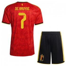 Tenue Enfant Belgique De Bruyne 7 Domicile Coupe du Monde 2026 (+ Short)