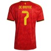 Tenue Enfant Belgique De Bruyne 7 Domicile Coupe du Monde 2026 (+ Short)