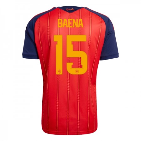 Maillot Foot Espagne Baena 15 Domicile Coupe du Monde 2026 Maillot Foot Espagne Baena 15 Domicile Coupe du Monde 2026