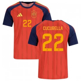 Maillot Foot Espagne Cucurella 22 Domicile Coupe du Monde 2026