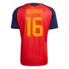 Maillot Foot Espagne Rodrigo 16 Domicile Coupe du Monde 2026 Maillot Foot Espagne Rodrigo 16 Domicile Coupe du Monde 2026