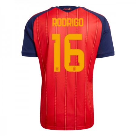 Maillot Foot Espagne Rodrigo 16 Domicile Coupe du Monde 2026 Maillot Foot Espagne Rodrigo 16 Domicile Coupe du Monde 2026