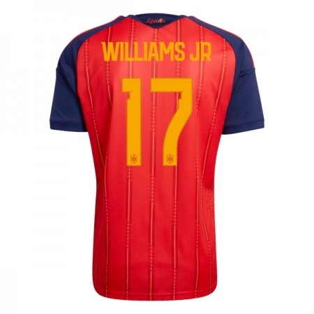 Maillot Foot Espagne Williams JR 17 Domicile Coupe du Monde 2026 Maillot Foot Espagne Williams JR 17 Domicile Coupe du Monde 2026