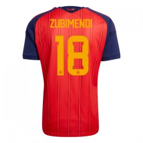 Maillot Foot Espagne ZUBIMENDI 18 Domicile Coupe du Monde 2026