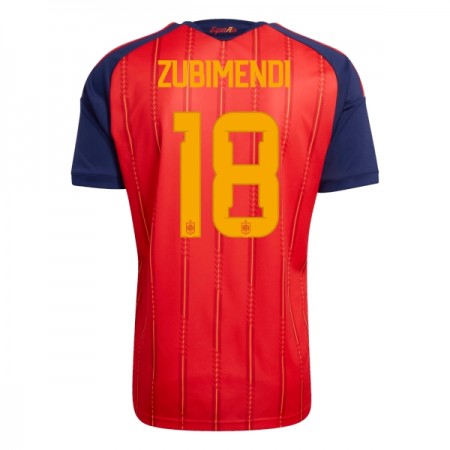 Maillot Foot Espagne ZUBIMENDI 18 Domicile Coupe du Monde 2026 Maillot Foot Espagne ZUBIMENDI 18 Domicile Coupe du Monde 2026