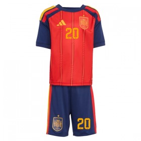 Tenue Enfant Espagne Pedri 20 Domicile Coupe du Monde 2026 (+ Short)
