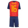 Tenue Enfant Espagne Rodrigo 16 Domicile Coupe du Monde 2026 (+ Short) Tenue Enfant Espagne Rodrigo 16 Domicile Coupe du Monde 2026 (+ Short)