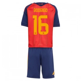 Tenue Enfant Espagne Rodrigo 16 Domicile Coupe du Monde 2026 (+ Short)