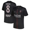 Maillot Foot Paris Saint Germain Fabian 8 Jordan Quatrième 2025-26 Maillot Foot Paris Saint Germain Fabian 8 Jordan Quatrième 2025-26