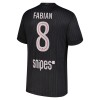 Maillot Foot Paris Saint Germain Fabian 8 Jordan Quatrième 2025-26