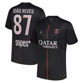 Maillot Foot Paris Saint Germain Joao Neves 87 Jordan Quatrième 2025-26