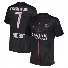 Maillot Foot Paris Saint Germain Kvaratskhelia 7 Jordan Quatrième 2025-26