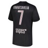 Maillot Foot Paris Saint Germain Kvaratskhelia 7 Jordan Quatrième 2025-26