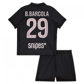 Tenue Enfant Paris Saint Germain B. Barcola 29 Jordan Quatrième 2025-26 (+ Short)