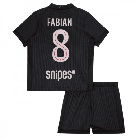 Tenue Enfant Paris Saint Germain Fabian 8 Jordan Quatrième 2025-26 (+ Short) Tenue Enfant Paris Saint Germain Fabian 8 Jordan Quatrième 2025-26 (+ Short)