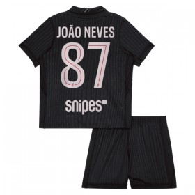 Tenue Enfant Paris Saint Germain Joao Neves 87 Jordan Quatrième 2025-26 (+ Short)