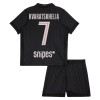 Tenue Enfant Paris Saint Germain Kvaratskhelia 7 Jordan Quatrième 2025-26 (+ Short) Tenue Enfant Paris Saint Germain Kvaratskhelia 7 Jordan Quatrième 2025-26 (+ Short)