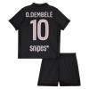 Tenue Enfant Paris Saint Germain O. Dembele 10 Jordan Quatrième 2025-26 (+ Short)