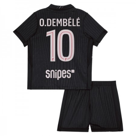 Tenue Enfant Paris Saint Germain O. Dembele 10 Jordan Quatrième 2025-26 (+ Short)
