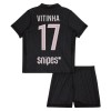 Tenue Enfant Paris Saint Germain Vitinha 17 Jordan Quatrième 2025-26 (+ Short)