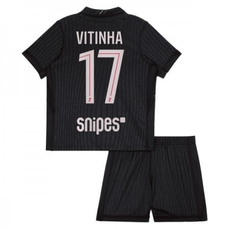 Tenue Enfant Paris Saint Germain Vitinha 17 Jordan Quatrième 2025-26 (+ Short)