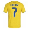 Maillot Foot Colombie Luis Diaz 7 Domicile Coupe du Monde 2026 Maillot Foot Colombie Luis Diaz 7 Domicile Coupe du Monde 2026