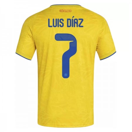 Maillot Foot Colombie Luis Diaz 7 Domicile Coupe du Monde 2026 Maillot Foot Colombie Luis Diaz 7 Domicile Coupe du Monde 2026