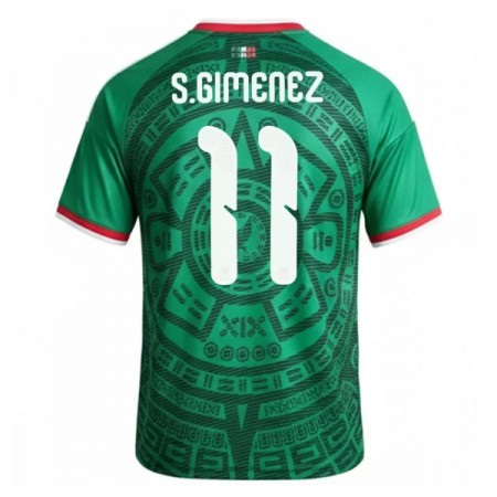 Maillot Foot Mexique S.Gimenez 11 Domicile Coupe du Monde 2026 Maillot Foot Mexique S.Gimenez 11 Domicile Coupe du Monde 2026