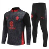 AC Milan Sweat d'Entraînement Quart-Zip Noire 2025-26